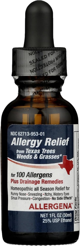 PROGENA - Allergena Texas Trees - Alergijos palaikymo lašai (1 Fl Ounce)