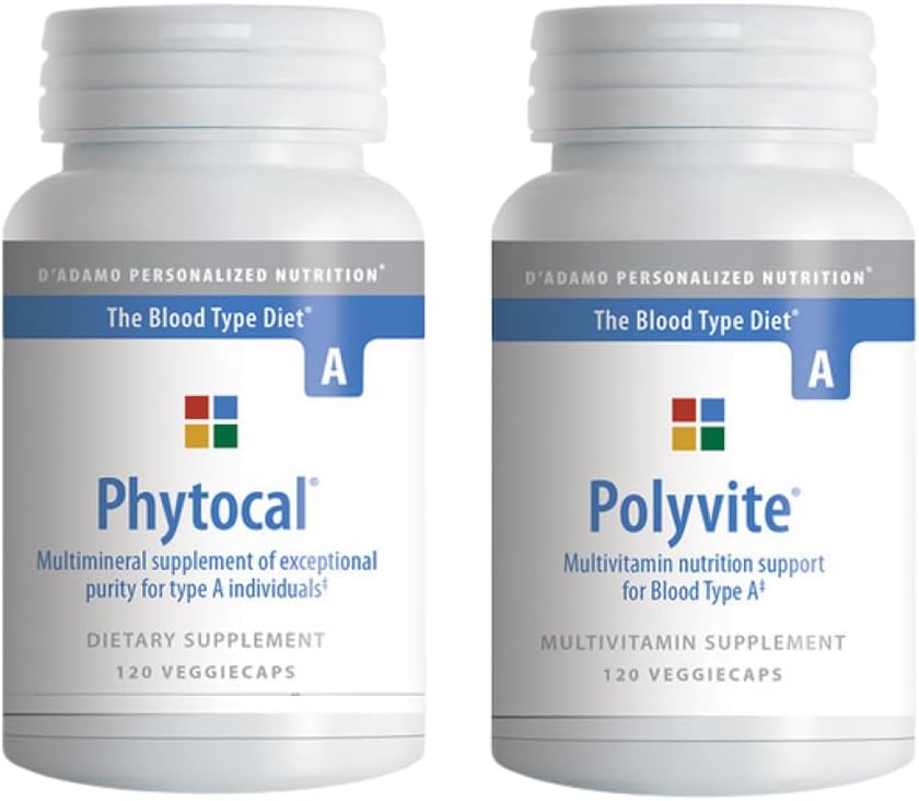 D 'Adamo Personalized Nutrition - Optimal Health Stack (A tipo kraujo)