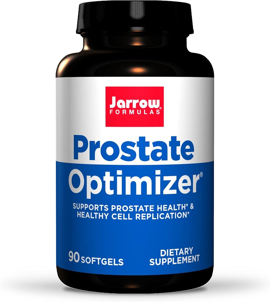 Jarrow Formulas Prostate Optimizer - 90 Softgels - Supports Prostate Health, Bladder Function & Urinary Flow - Healthy Cell Replication - 30 Servings