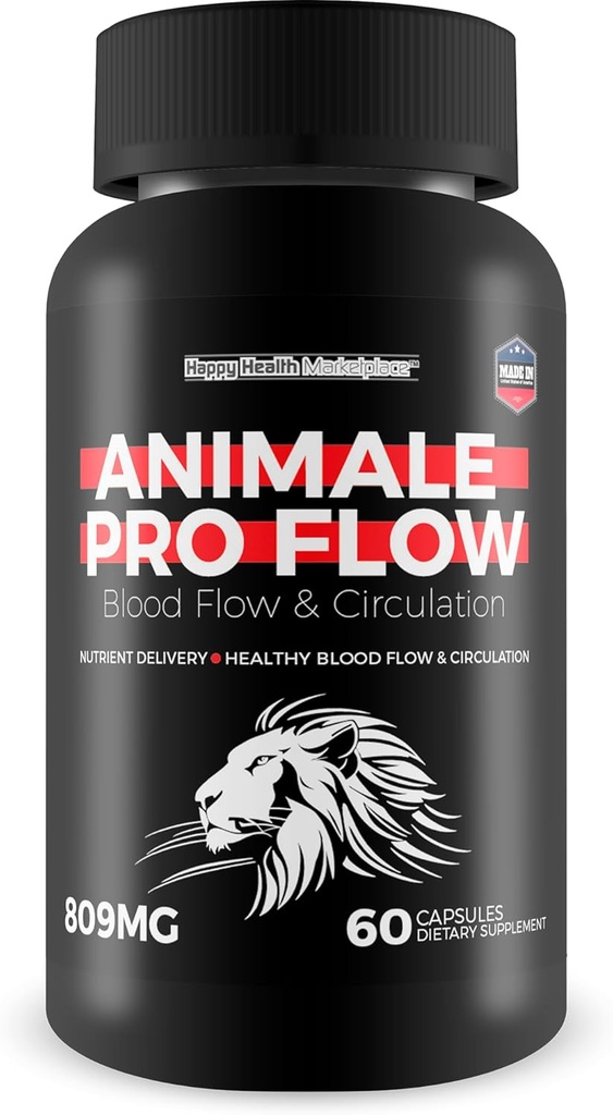 Animale Pro Flow - Mūsų geriausias kraujo srauto papildymas - Pro Animale Vyrų sveikatos papildas kraujo srauto priežiūrai - Sveikos kraujo srauto cirkuliacijos papildai vyrams - Pro Animale piliulės vyrams