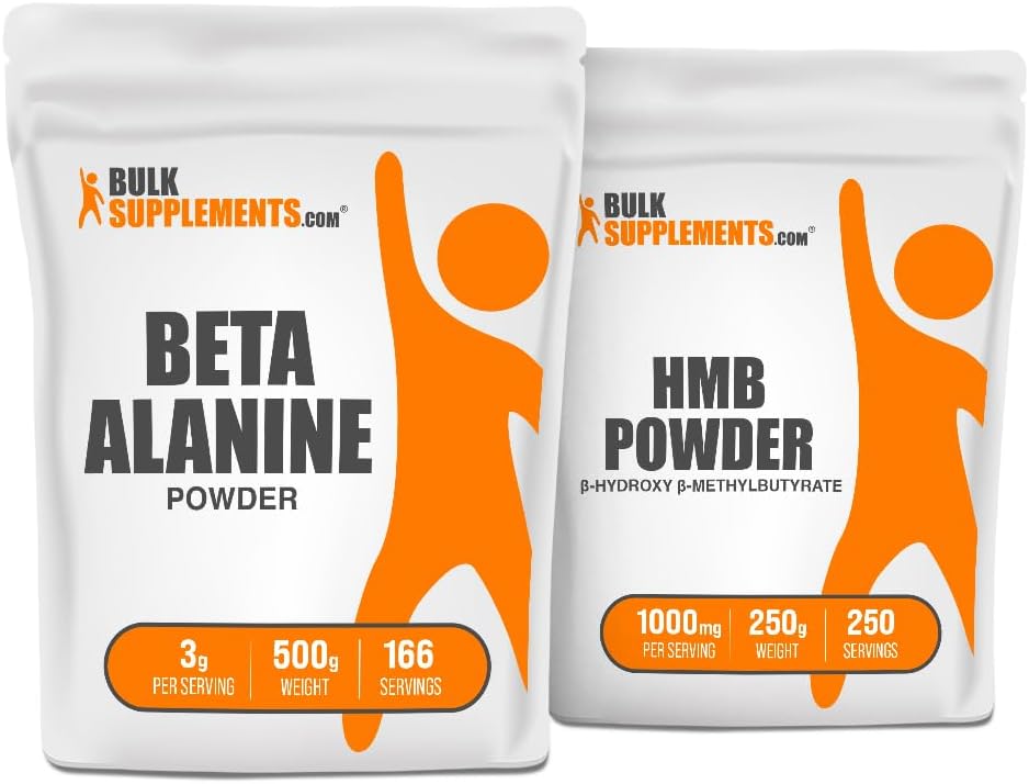 Bulksupments Beta Alanine 500g + HMB 250g Bundle
