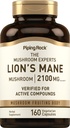 Piping Rock Lions Mane Mushroom Addition Bendrijoje 124; 2100mg