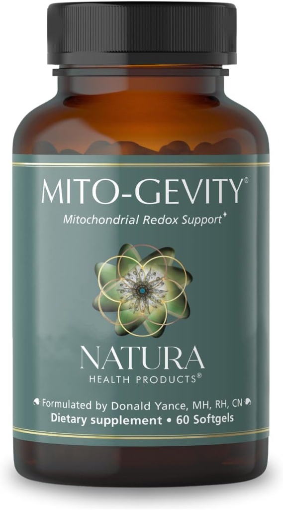 Natura Health Products Mito-Gevity (CV-Res-Q) Supplement – Mitochondrial Energy & Longevity Support* - Featuring Resveratrol, Hawthorn, Silibinol, R-Alpha Lipoic Acid (R-ALA) (60 Capsules)