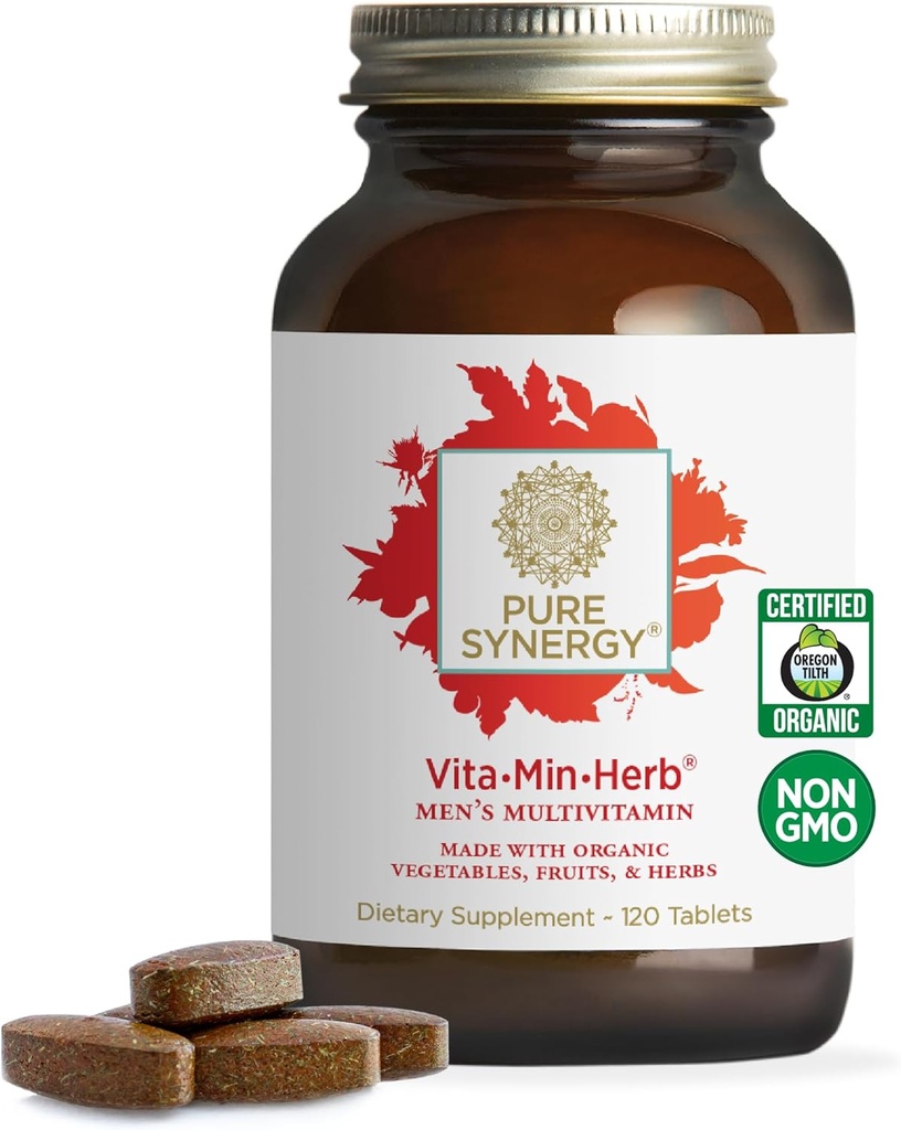 PURE SYNERGY Vita · Min · Herb vyrams (120 tablečių)