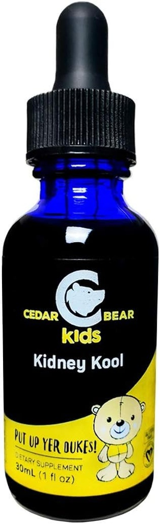Cedar Bear inkstų kool vaikams - skystų žolelių papildas, kad Sootes, ir palaiko šlapimo sistemos 1 fl oz / 30 ml