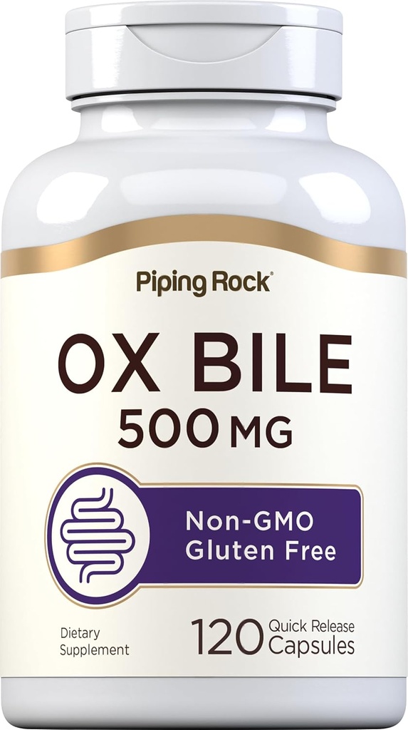 Piping Rock Ox Bile Addition 500mg