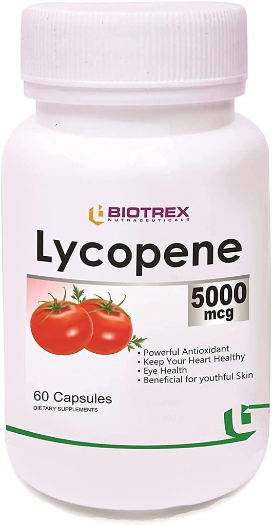 BETT Biotrex Nutracticles Lycopene su multivitaminais -5000 Mcg (60 kapsulių)