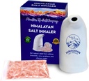 Keramika Himalayan Salt Inhaler su Himalayan Pink Crystal Salt - Puikus alergijai, astmos palengvinimui ir kitoms kvėpavimo sąlygoms - Rankinis ir nešiojamas