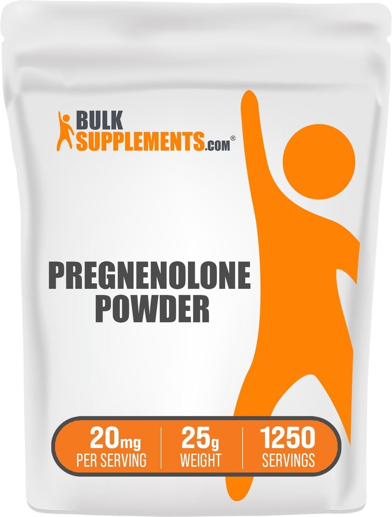 BulkSupples.com nėščiųjų milteliai - Nutritional Addition, Trexenolone 20mg - Pure & Gluten Free, 20 mg / Serving, 25g (0,88 oz) (pakuotė po 1)
