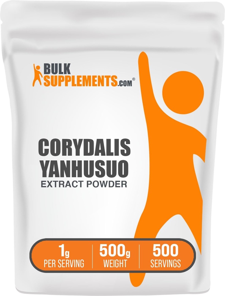 BulkSupples.com Corydalis ekstraktas milteliai - Corydalis šaknų ekstraktas, žolelių priedas - Vegan & Gluten Free, 1g per Serving, 500g (1,1 lbs) (pakuotė iš 1)
