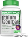 Lithium Ascorbate 1mg – Safe Alternative to Lithium Orotate – Microdose Lithium Supplement for Mood, Focus & Calm – Vitamin C Support – 60 Tablets – Made in USA