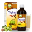 BASIC AYURVEDA Trifala juice ® 124; 16.23 Fl Oz (480ml) Σ 124; Organic Fruit Juice of Amla Bibhitaki & Haritaki ® 124; Natural Source of Vitaminum C ® 124; Sveikiems plaukams ir virškinimui