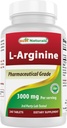 Geriausi Naturals L- Argininas 3000mg per Serving - 240 tablečių - Farmacijos laipsnis - Non- GMO & Gluten Free - Pagaminta JAV