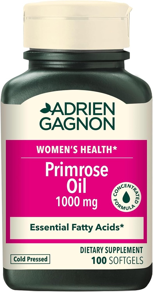 Adrien Gagnon - Vakaro Primrose aliejus 1000 mg, Premenstruacinis sindromas - 100 Skaičiavimas