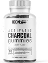 Charcoal Gummies ® 124; Actived Charcoal ® 124; Natural Detoksikation ® 124; Alleviates Gas & Bloat ® 124; Vegan ® 124; 60 Count
