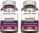 Amazonės formulės Inositol 1000mg priedas (2 rinkinys, 120 skaičius)
