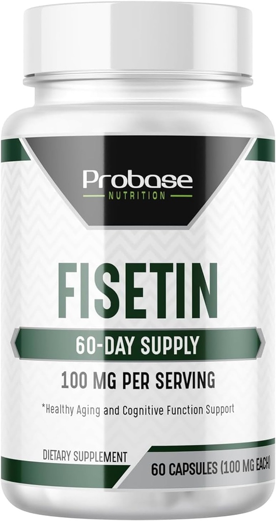 Probase Nutrition Filietin Ssenolitic Additive 100mg High potency 60- Day supply for Cellulary Health
