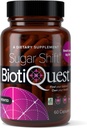 BiotiQuest Sugar Shift Probiotikai remti prieš Patogenus ir apsaugoti savo imuninę sistemą, 22 Billion KSV, Ne GMO, ir Gluten Free, 60 kapsulių