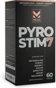 Pyro Stim 7 Metabolizmas Booster riebalų netekimas Parama energijos - Once- A- Dienos termogeninis su Teachrine dėmesio, Appetite Control, Raumenų Toningas, ir Mood Control (60 Capsules)