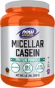 NOW Foods Sports Nutrition, Micellar Casein 19 g, Slow Release, Unflavored Powder, 1.8-Pound