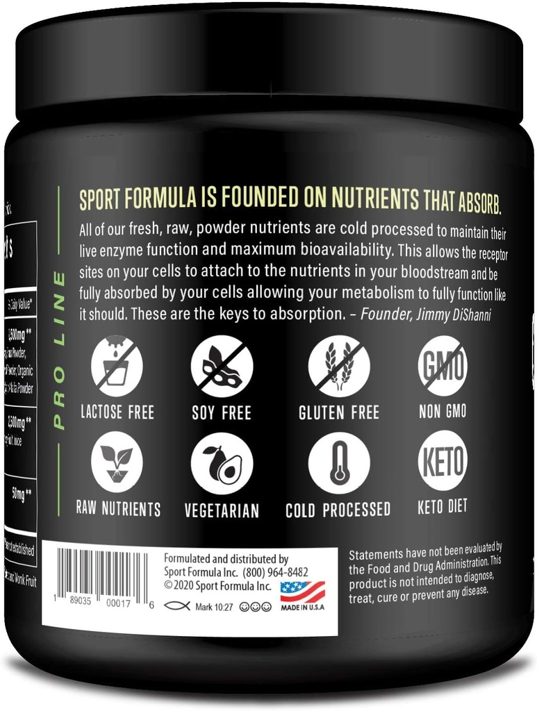 Organiniai Žalieji Supermaisto milteliai, Šaltojo presavimo Veganas ir Keto milteliai, Ne GMO, Mažas kalorijų Daily Green juice milteliai