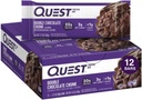 Quest Nutrition Dukart Chunk Proteinų Barai, 20 g baltymų Barai, 1g Cukrus, 4g neto karb, Gluten Free, Keto Friendly, 12 Count
