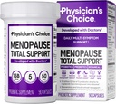 Gydytojo CHOICE menopauzė Probiotinis papildymas moterims - Palaiko Hormonų balansas, Karšti mirksi, Naktinis prakaitavimas, Svorio valdymas, Bloating & Gut Health - su juoda kohosh, Resveratrol + - 90ct