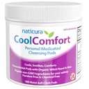 CoolComfort Asmeniniai Valymo Pads su organinių ragų lazdynas ir Aloe Vera - All-natūralus ir greitai veikia Washing Hemorrhoid deginimas, niežulys, skausmas ir patinimas - 100 Pads - Nėra parabenų