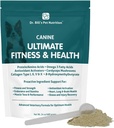 Dr Bill 's Canine Ultimate Fitness & Health Vitaminai šunims ® 124; Multivitaminų šunims w / Coferment Q- 10, Vitaminas E, vitaminas D-3, biotinas, folio rūgštis, hialurono rūgštis šuo vitaminai ir papildai 680g
