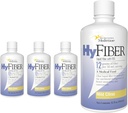 Medtrition HyFiber Daily Liquid Fiber for Regularity and Soft Stools, 12 Grams Soluble Fiber, 32 fl oz 4 Pack