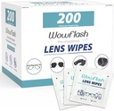 200 Count Lens Wash už Eyeglass, Eyeglass Lens Valymo Washing Pre- sudrėkintas individualiai Wrapped Srasth- Free Streak- Nemokamas Akių akiniai Valymas Washing Sunglass, Kamera Lens, Goggles