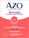 AZO ® Boro rūgšties vaginalinės prieglaudos, Padeda palaikyti Odor Control ir Intymios sveikatos su Kliniškai studijavo boro rūgšties, ne GMO, 30 Count
