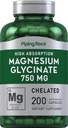 Pipecing Rock Magnis Glycinate Capsules Ş124; 750mg