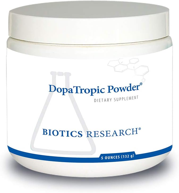 Biotics Research DopaTropic Mill Dopaminas, Easy- to- Mix milteliai, Neurotransmiteriai Sveikata, pažintinė sveikata, Atmintis ir mokymasis, Mucuna pruriens 5 Ounces