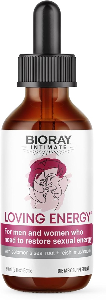 BIORAY Intymus Loving energijos - 2 fl oz - su vaistų grybų - Ne GMO, Veganas, Gluten Free