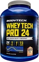 BODYTECH Whey Tech Pro 24 baltymų milteliai - baltymų fermentų mišinys su BCAA 's kuro raumenų augimo ir atkūrimo, Idealiai tinka Post- Workout raumenų statyba - braškių trumpiklis (5 Svaras)