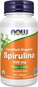 NOW Supplements, Organic Spirulina 500 mg with Vitamins, Minerals and GLA (Gamma-Linolenic Acid), 100 Tablets