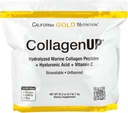 California Gold Nutrition Collagenup ®, Hilyzed Marine Collagen Peptides su hialurono rūgštimi ir vitaminu C, Unflavored, 2,2 lb (1 kg)