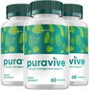 (3 Pack) Puravive Advanced Formulės, Puravive kapsulės, Puravive Exotic Rice All Natural Pills Addition Puravive iš viso paramos papildas vyrams ir moterims (180 kapsulių)