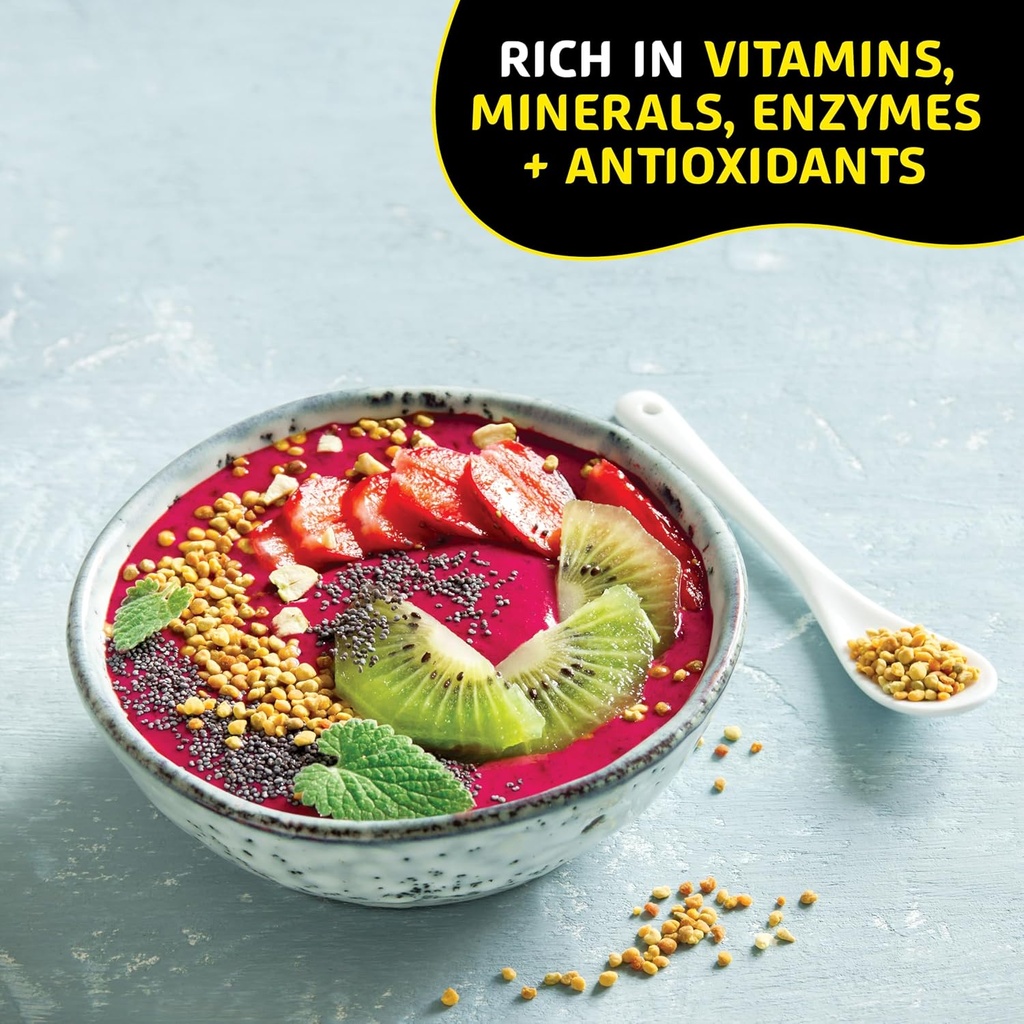 Bee Pollen Granulės - Gamtos Supermaisto produktai, Superior Taste - Vakarų Australija Pure Bee Pollen for Optimal Health (4.9 oz)