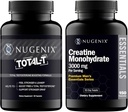 Nugenix Essentials Creatine Monohydrate and Total-T Testosterone Booster for Men