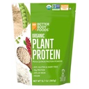 BetterBody Maisto produktai Organiniai Augalų baltymų milteliai, 16g baltymų 24% DV, Vegan, Žemas neto karpų, Gluten Free, Pieno nemokamai, No Sugar Pridėta, Soja Free, Non- GMO, 12.7 Ounces