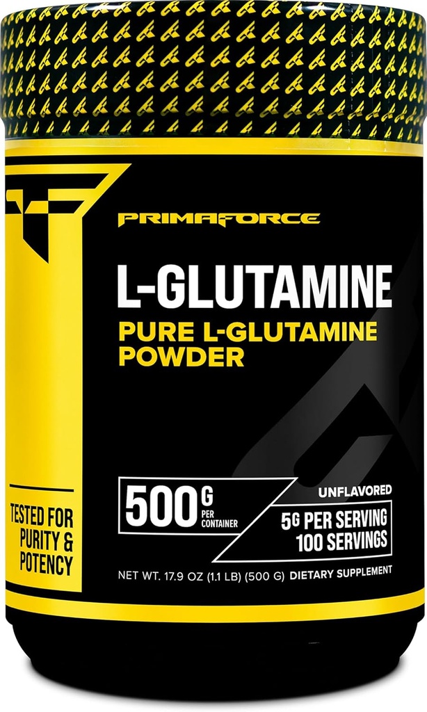 Primaforce L- glutamino milteliai 500 Gramų (1,1 LBS)