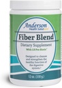 Anderson Fiber Maišymas su LB Prebiotic, Premium All Natural Fiber Addition, Pyllium and Apple Pectin, Fiber Powder, Colon Cleanse, Support Sweet Gut and Cholesterol 12 Ounces