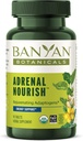 Banyan Botanicals Advantal Nourish - Organinis adaptogenų papildas - Advantinė parama gamtinei energijai su organine Ashwagandha, Gokshura & Guduchi * - 90 tablečių - Non- GMO, tikrai Sourced, Vegan