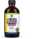 Nuostabi žolė Premium Black Seed Oil - Gluten Free, Non GMO, Šaltas pressed Nigella Sativa Aids Digestive Health, Imuninė parama, smegenų funkcija - 8 Fl Oz