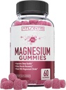 Atlantidos mityba Magnio citratas Gummies - 770 mg Magnio citratas vaikams & Suaugusiems 124; Palaiko raumenų atsigavimą, Eazes Cramms, Skatina ramybę & Geriau Miegas 124; 60 Vegan Gummies