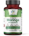 Organic Aura Moringa Leaf Capsules ® 124; 1500mg - 150 HPMC Veg ® 124; Visi lapai Green Super Food Nutrition ® 124; Natūralu, Boosts Metabolizmas, Energetika, Sveikata, & Stamina ® 124; 100% Pure Safe Moringa ® 124; Ne GMO.