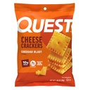 Quest Nutrition Cheese Crackers, Cheddar Blast, 10g proteinas, 5g Net Carbs, 1g Cukrus, Pagaminta su Real Cheese, 12 Pakuotės (1.06 oz maišai)