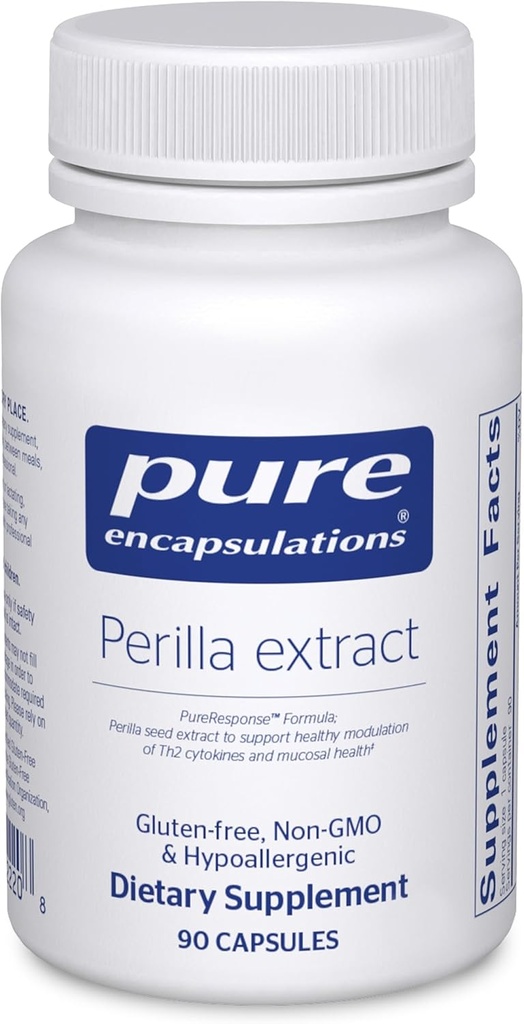 Pure Encapsulations Perilla Extract ® 124; Parama sveikam Th2 citokinų ir mukozalinės sveikatos moduliavimui * ® 124; 90 kapsulių